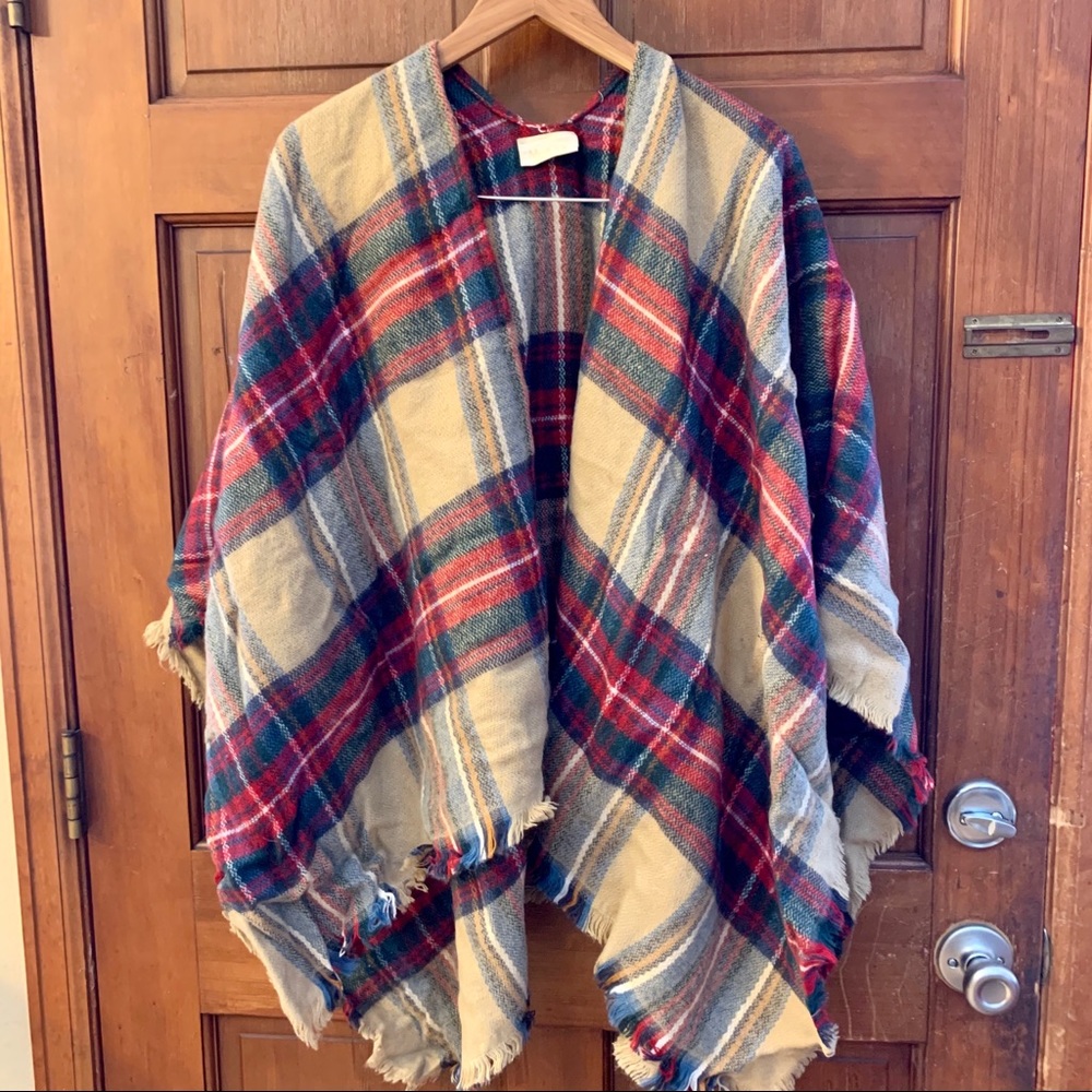Brand New Blanket Scarf Poncho